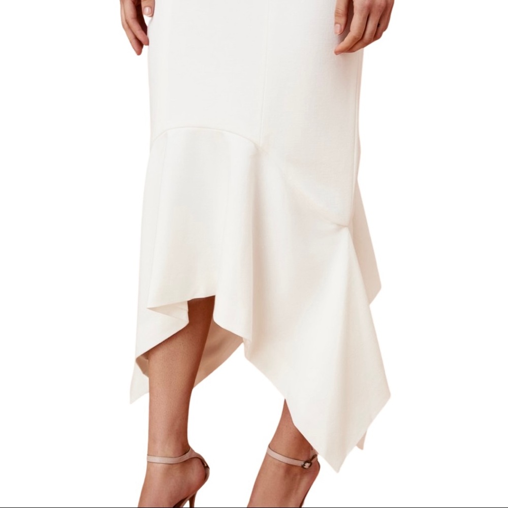 KEEPSAKE The Label Uptown Midi Dress Porcelain 6 - Picture 6 of 16